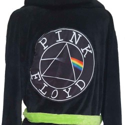 Pink Floyd Badrock i svart fleece storlek M-L