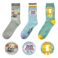 Harry Potter - Strumpor -  Dobby 3-Pack