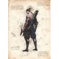 The Hobbit - Parchment map, Pergament karta