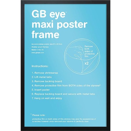 Ram Svart Maxi 61 x 91,5 cm MDF