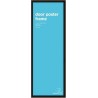 Svart ram som passar 158 x 53 cm affischer 