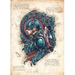 The Hobbit - Parchment map, Pergament karta