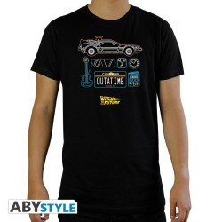 BACK TO THE FUTURE - Tshirt "DeLorean"