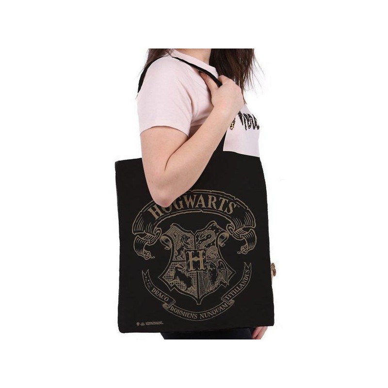 Canvasväska - Harry Potter - Hogwarts Black