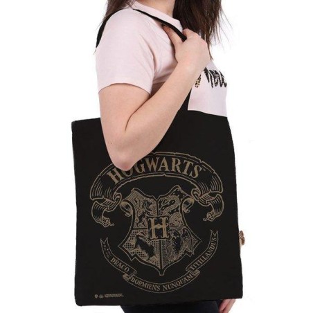Canvasväska - Harry Potter - Hogwarts Black