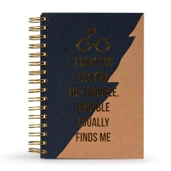 Anteckningsbok - Harry Potter (Trouble Usually Finds Me)