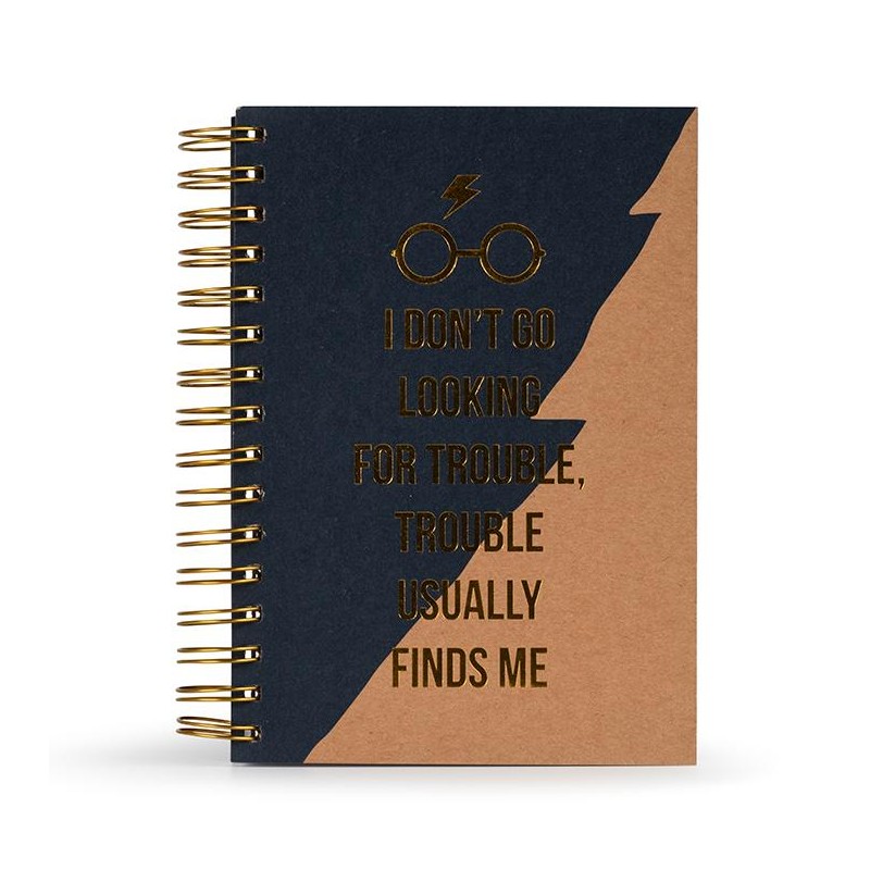 Anteckningsbok - Harry Potter (Trouble Usually Finds Me) Anteckningsbok - Harry Potter (Trouble Usually Finds Me)