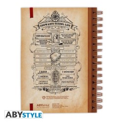 Anteckningsbok - HARRY POTTER - Notebook "Hogwarts School"