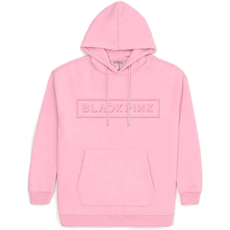 BlackPink Unisex Pullover Hoodie: Logo  storlek M