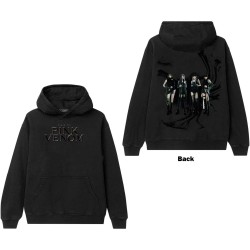 BlackPink Hoodie Pink Venom Oil Stroke Unisex storlek L