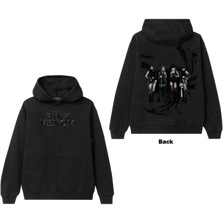 BlackPink Hoodie Pink Venom Oil Stroke Unisex storlek L