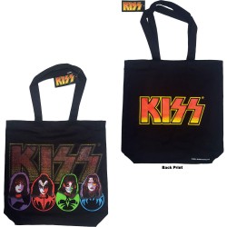 Tygväska - Kiss - Faces and Logo