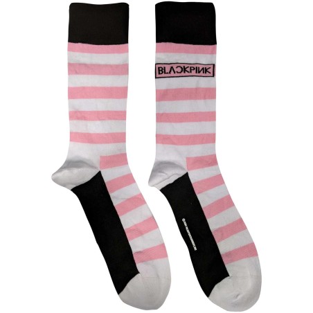 BlackPink - Strumpor - Vit och rosa