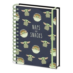 Anteckningsbok - Star Wars: The Mandalorian (Snacks And Naps)