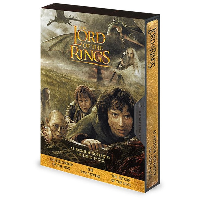 Anteckningsbok - LORD OF THE RINGS (VHS) A5 PREMIUM NOTEBOOK