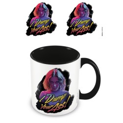 Stranger Things - I Dump Your Ass Retro Black - Mugg