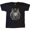 Marvel Comics Unisex T-Shirt: Loki Symbol (Medium) 