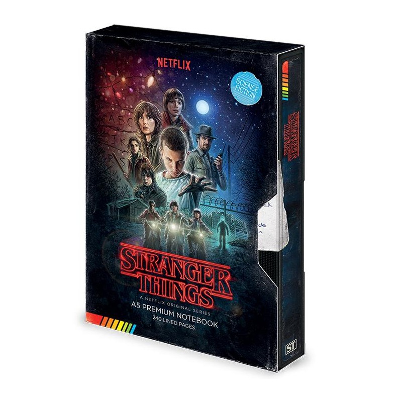 Anteckningsbok - Stranger Things 1 - ser ut som en VHS Anteckningsbok - Stranger Things 1 - ser ut som en VHS