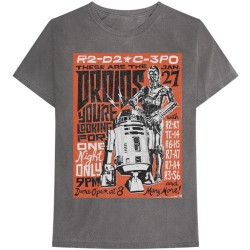 Star Wars Unisex T-Shirt: Droids Rock (Medium) 