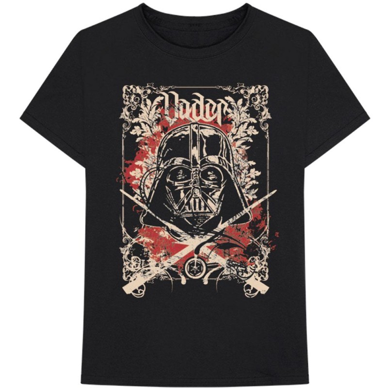 Star Wars Unisex T-Shirt: Vader Décor (Medium) 