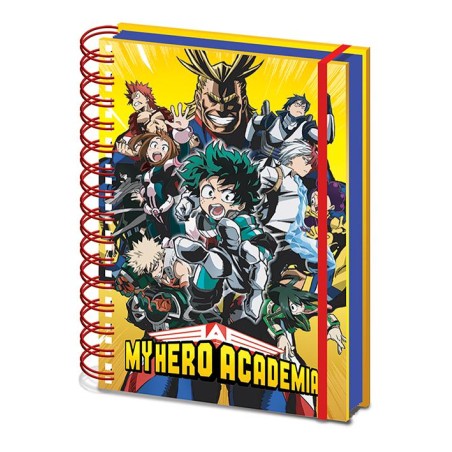 Anteckningsbok - My Hero Academia (Radial Character Burst)