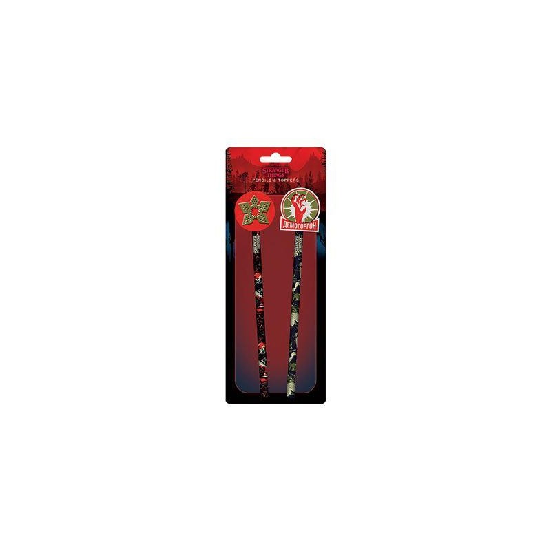 STRANGER THINGS 4 (DEMOGORGONS) PENCIL & TOPPERS STRANGER THINGS 4 (DEMOGORGONS) PENCIL & TOPPERS