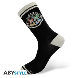 HARRY POTTER - Strumpor - Black & Grey - Hogwarts