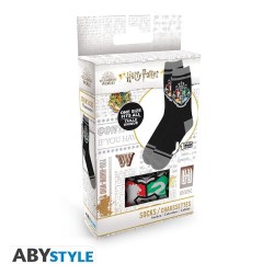 HARRY POTTER - Strumpor - Black & Grey - Hogwarts