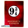 Metalskylt - Harry Potter - Plattform 9 3/4