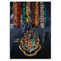 Harry Potter Hogwarts - Filt i fleece