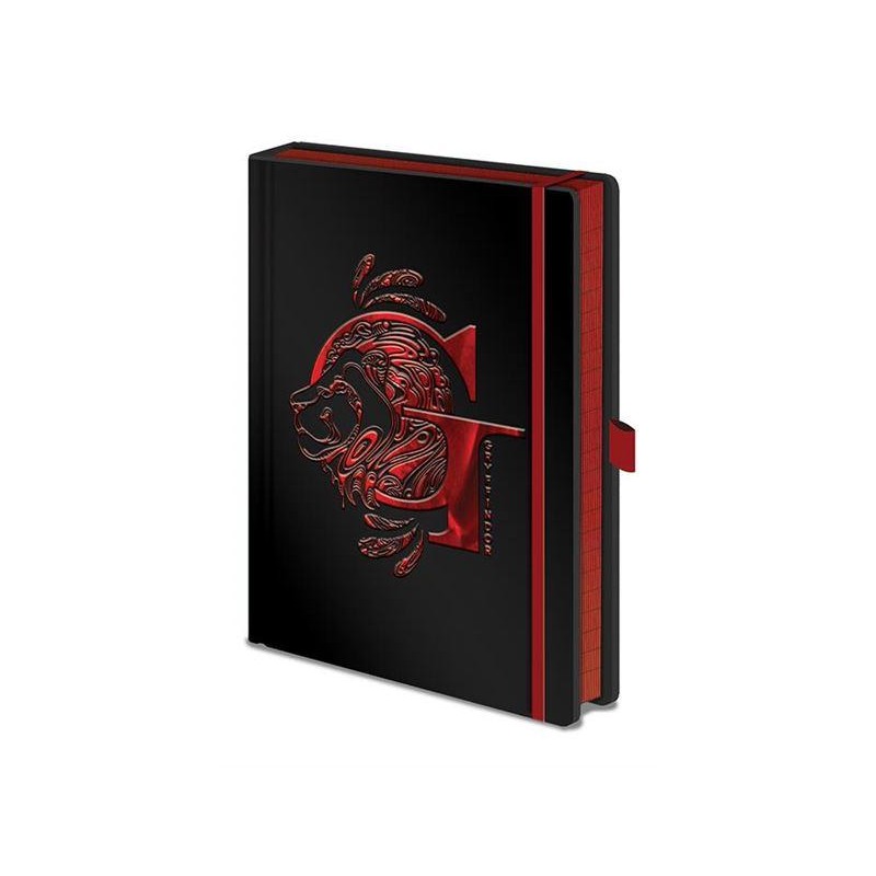 Anteckningsbok - Harry Potter - Gryffindor metallic 