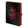 Anteckningsbok - Harry Potter - Gryffindor metallic 
