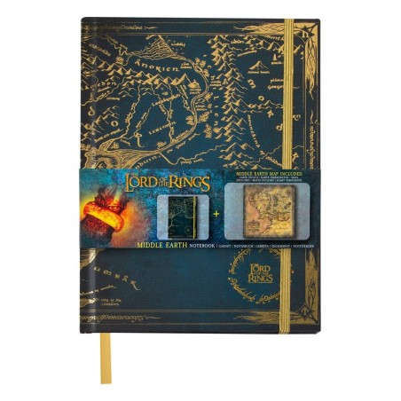 Anteckningsbok - Sagan om Ringen - Lord of the Rings - Map of Middle Earth