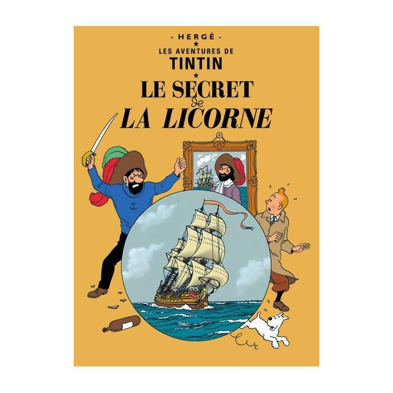 Poster - Tintin Le secret de la Licorne - Enhörningens hemlighet