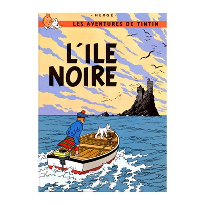 Poster - Tintin L'Île Noire - Den svarta ön