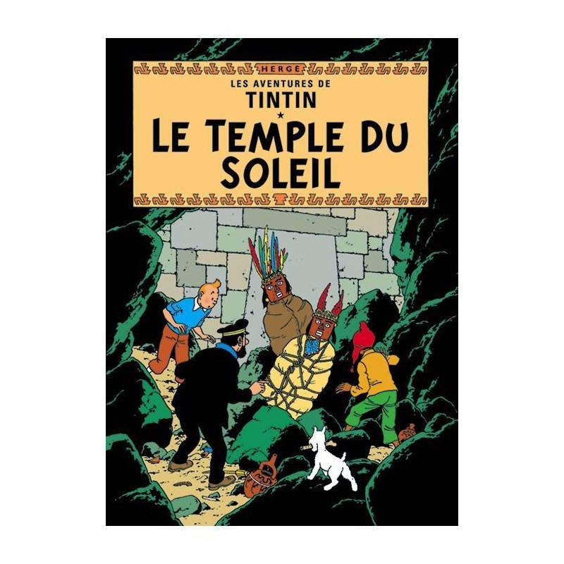 Poster - Tintin Le Temple du Soleil - Solens tempel