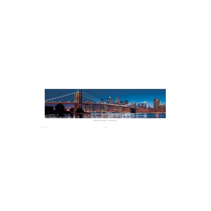 Brooklyn Bridge - Manhattan - Stor poster Brooklyn Bridge - Manhattan - Stor poster