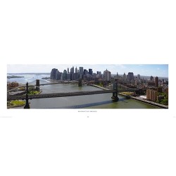 New York - Manhattan Bridge - Stor poster