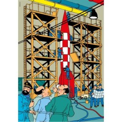 Tintin - Pussel - Raketen med ramper