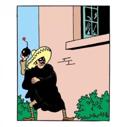 Tintin - Statyett - Corporal Diaz Terrorist