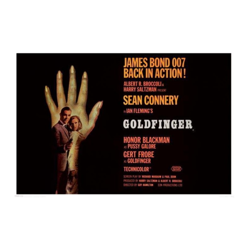 James Bond 007 - Gold Finger - One Sheet