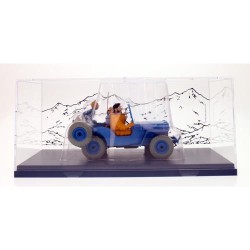 Tintin - 1:24 Modellbil 4 - Blue Willys