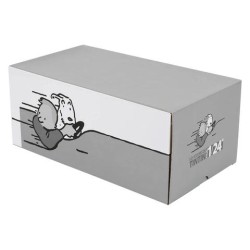 Tintin - 1:24 Modellbil 4 - Blue Willys