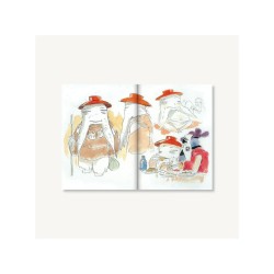 Spirited Away - Anteckningsbok med vackra illustrationer