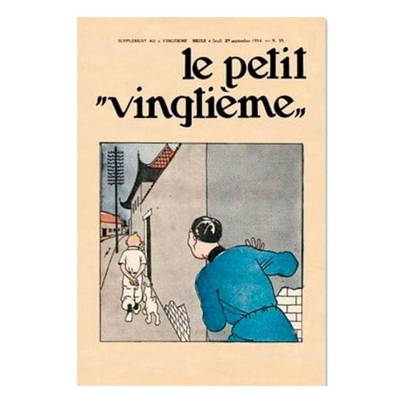 Poster - Le Petit Vingtième: Tintin blir skuggad
