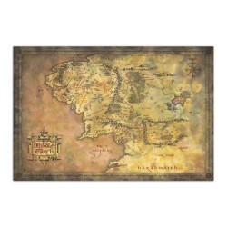 Stor poster - Lord of the rings - Middle earth - Karta