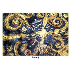 Stor poster - Exploding TARDIS – Doctor Who
