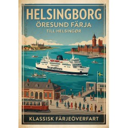 A3 Print - Helsingborg – porten till Danmark