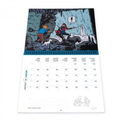 Tintin - Väggkalender 30 x 30 cm 2027