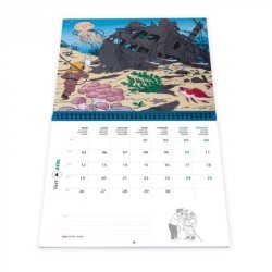 Tintin - Väggkalender 30 x 30 cm 2027